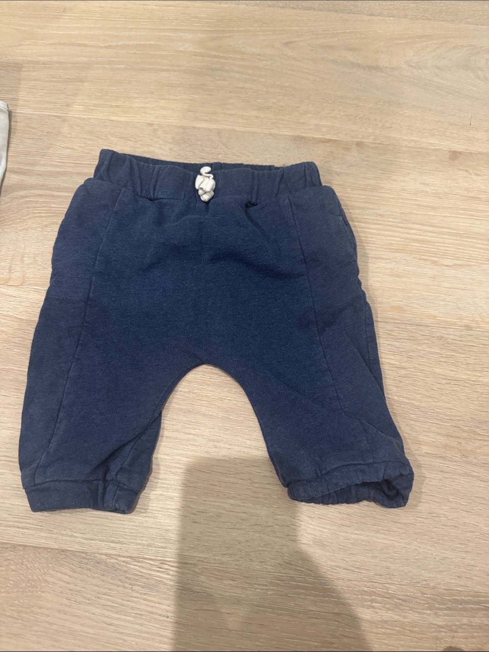 Kids Navy Drawstring Jogger Sweatpants